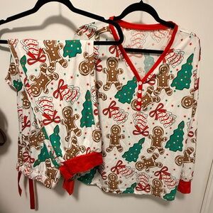 Festive Gingerbread Women’s Pajamas
